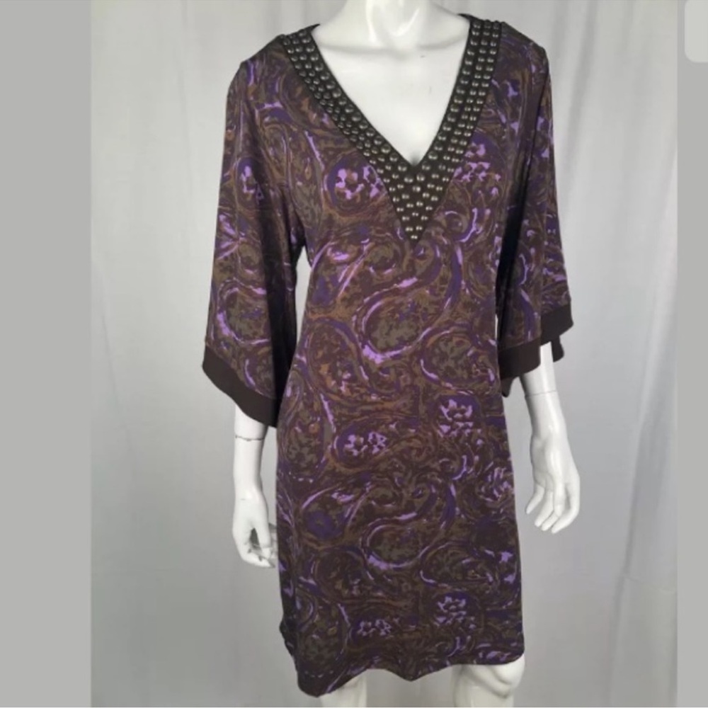 Michael Kors studded tunic v-neck dress